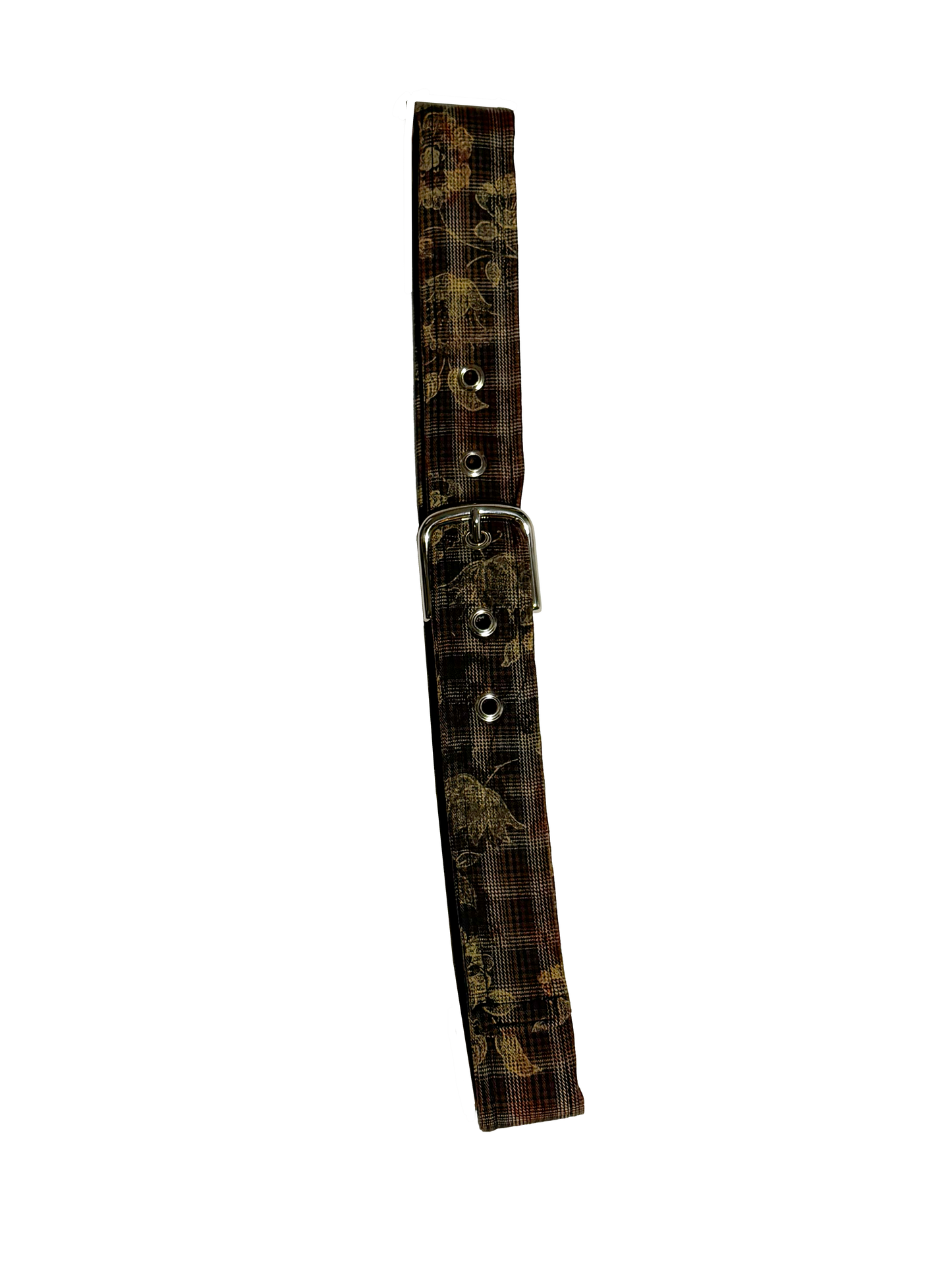 Plaid Floral Belt (Cut and Sew Handmade Belt)
