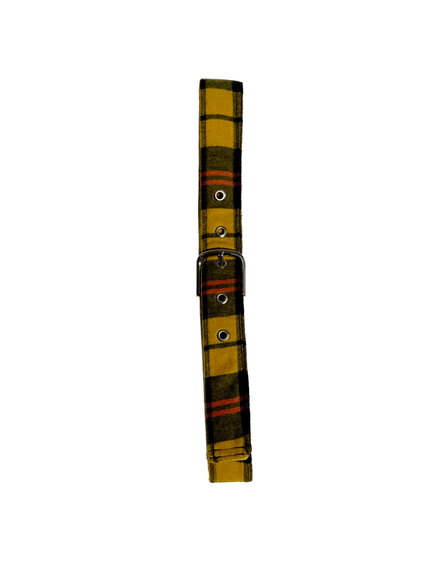 Yellow Plaid Belt (Cut and Sew Handmade Belt)