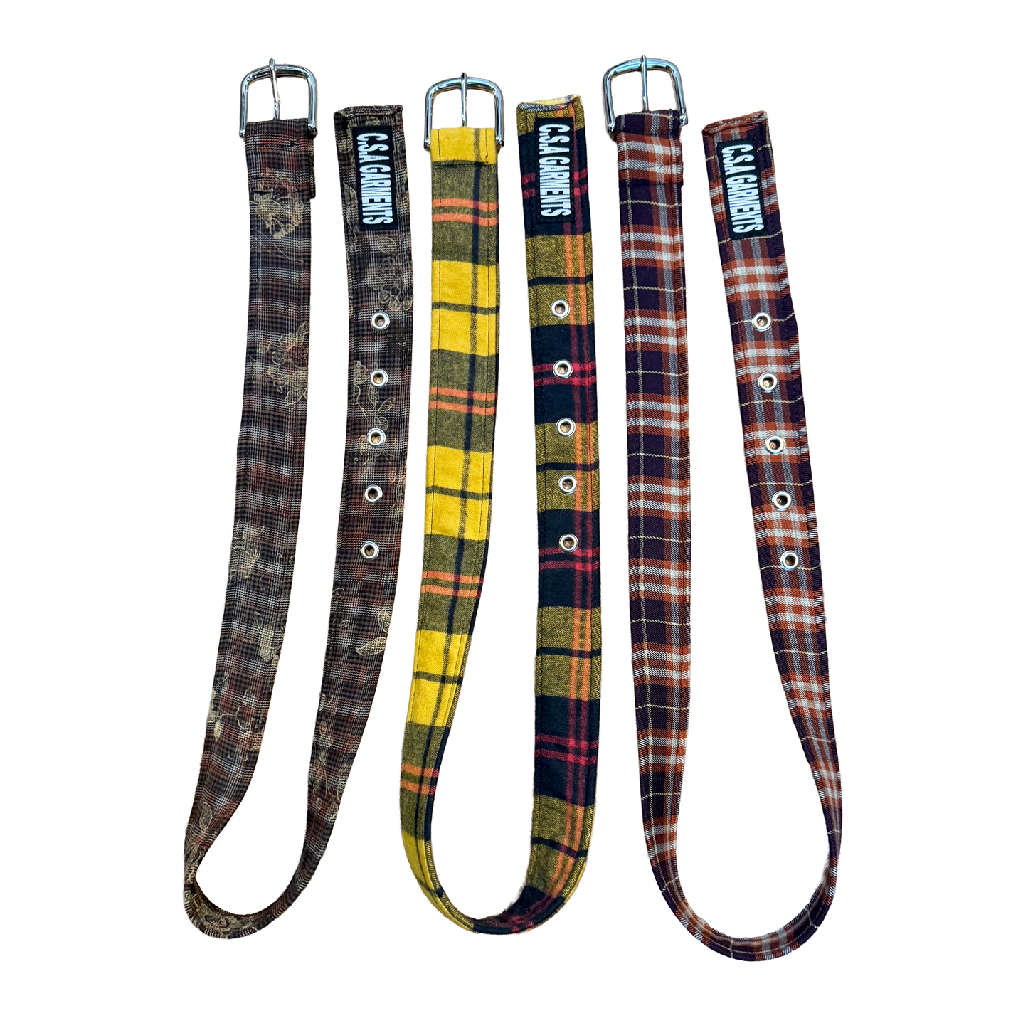 Plaid Belt Coll. (Cut and Sew Handmade Belt) C.S.A 003