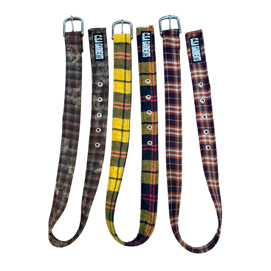Plaid Belt Coll. (Cut and Sew Handmade Belt) C.S.A 003